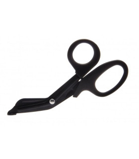 Ножницы для бондажа Bondage Safety Scissor черного цвета, 17.7 см - No Taboo