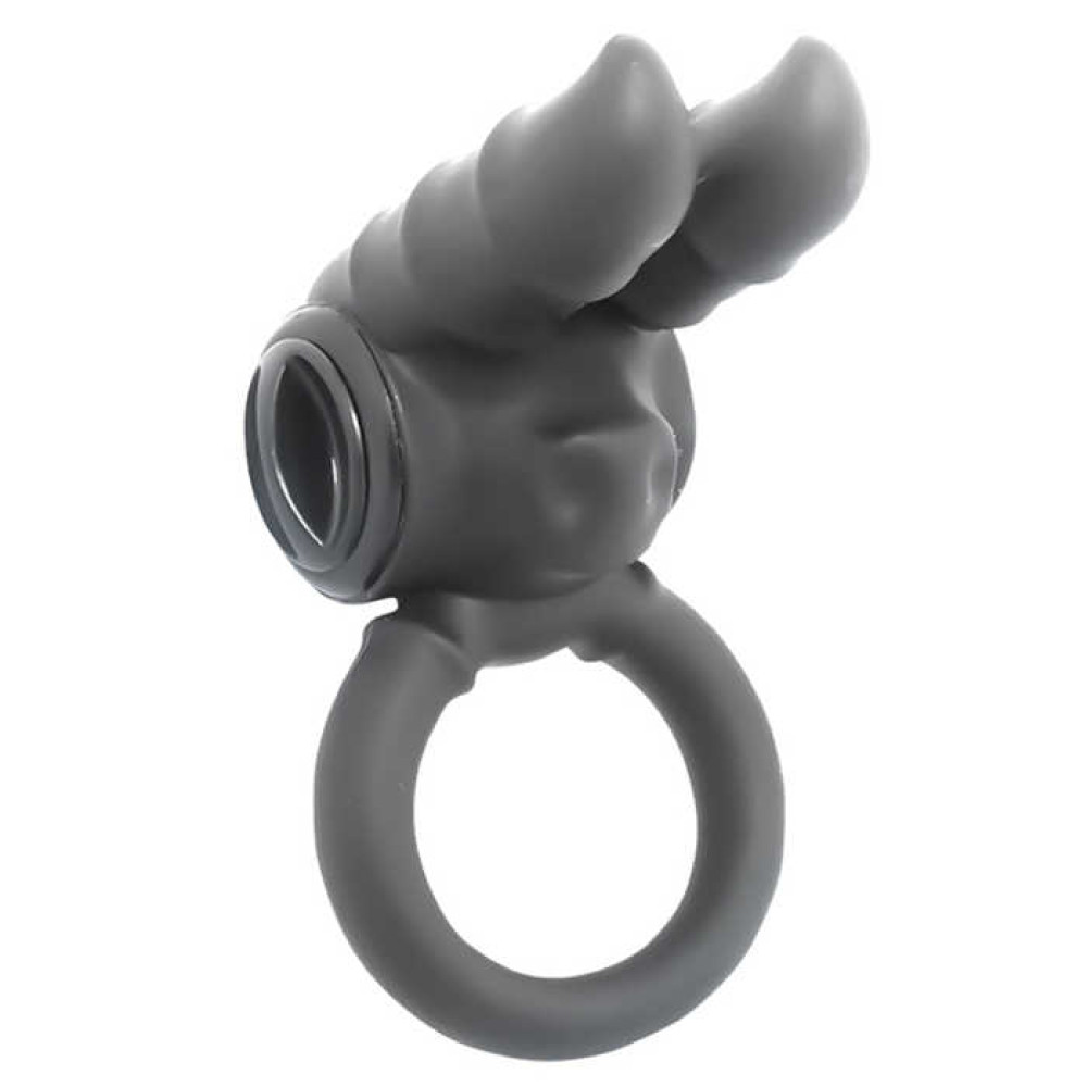 Кольцо эрекционное Mojo Minotaur с вибрацией, черное (22202), zoom