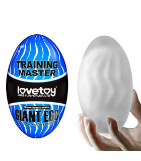 Мастурбатор яйцо нереалистичный Giant Egg Masturbator белый, 13 см х 7 см - No Taboo