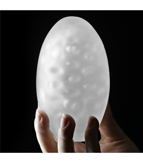 Мастурбатор яйцо нереалистичный Giant Egg Masturbator белый, 13 см х 7 см - No Taboo