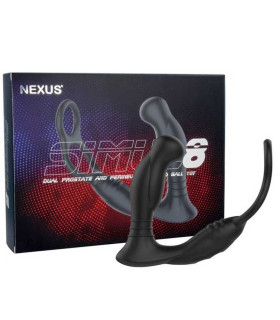 Стимулятор простати Nexus SIMUL8 Prostate Stimulator з ерекційними кільцями - No Taboo