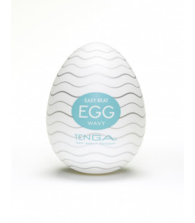 Мастурбатор яйцо Tenga Egg Wavy безцветный, 6.1 см х 4.9 см - No Taboo