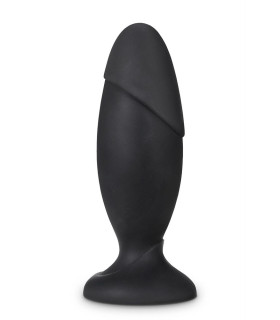 Анальная пробка большая, черная, 16.5 см х 5.2 см - No Taboo