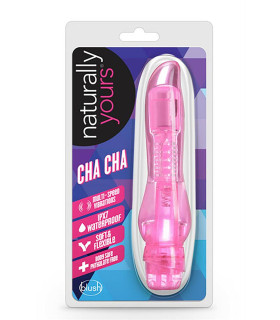 Вибратор многоскоростной Cha Cha Vibe розового цвета, 17.1 см х 13.9 см - No Taboo