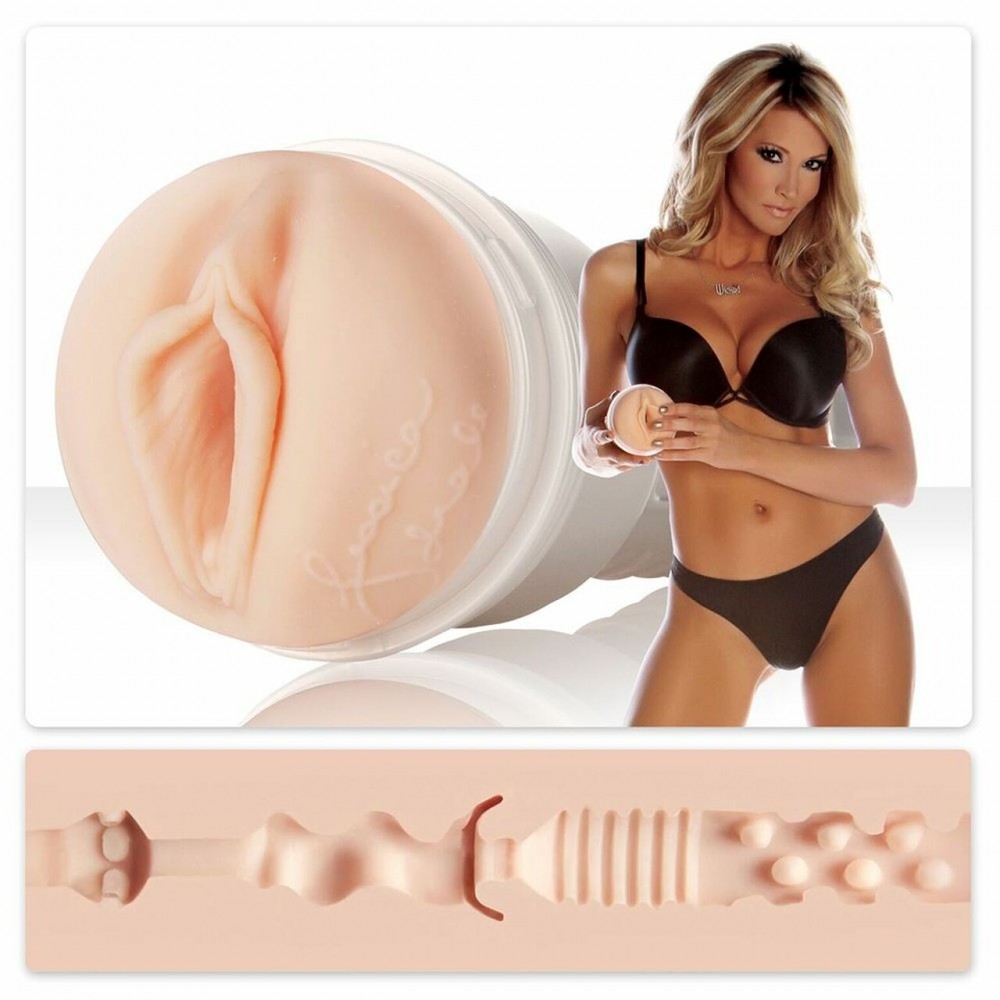 Мастурбатор вагіна в колбі Fleshlight, кібершкіра, зліпок актриси JESSICA DRAKE (42085), zoom