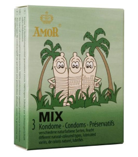 Гумки Amor Mix, 3 шт - No Taboo