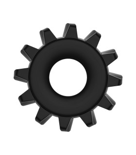 Кільце ерекційне Power Plus Cockring 3, чорне - No Taboo