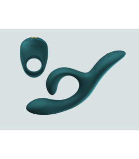 Набор We-Vibe Date Night кольцо Pivot и вибратор Nova 2, зеленого цвета - No Taboo