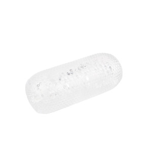 Мастурбатор нереалистичный с рельефом Chisa, прозрачный, 12.5 х 5.3 см - No Taboo