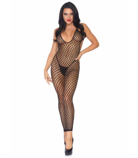 Комбинезон с открытой спиной Leg Avenue черного цвета, O/S - No Taboo