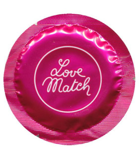 Гумки стимулюючі Love Match Stimolante Ribs & Dots латекстні, 54 мм, 6 шт - No Taboo