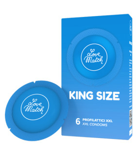Гумки великі Love Match King Size XXL, 60 мм, 6 шт - No Taboo