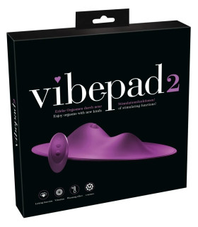 Вибратор накладка Vibepad 2 с подогревом и пультом, фиолетовый - No Taboo