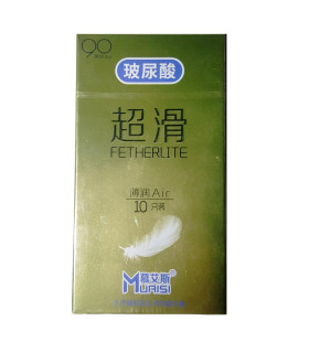 Презервативи з натурального латексу Fetherlite Muaisi за 10шт./пачка - No Taboo