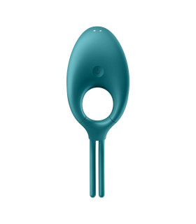 Регульоване ерекційне кільце з вібрацією, зеленого кольору - No Taboo