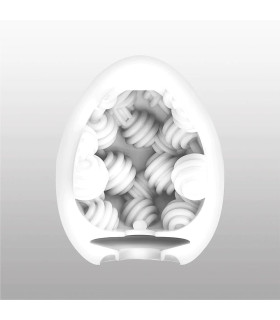 Мастурбатор хай-тек TENGA Egg New Standard Sphere белый, 4.9 × 4.9 × 6.09 см - No Taboo