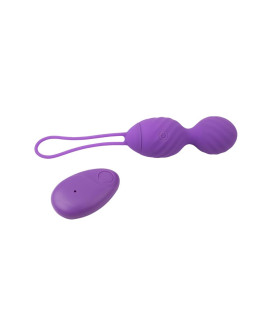 Минивибратор виброяйцо M-mello с дистанционным управлением, фиолетовое, 19 х 3.5 см - No Taboo