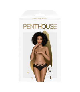 Сексуальні трусики Penthouse Adore Me чорні, L/XL - No Taboo