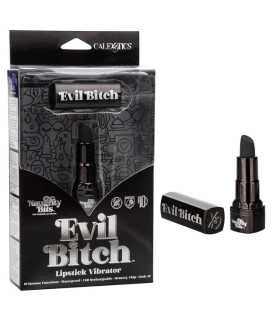 Вибратор-помада California Exotics Evil Bitch, черный, 7.5 см х 1.25 см - No Taboo