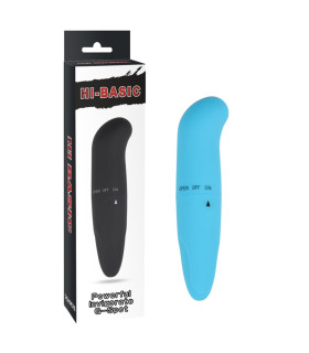 Вібратор для точки G Chisa Powerful Invigorate G-Spot, блакитний, 12 х 2.5 см - No Taboo