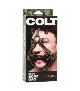 Кляп-кость COLT Camo Bone Gag с ремешками - No Taboo
