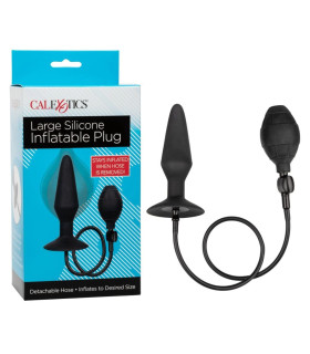 Анальная пробка с накачкой L CalExotics Silicone Inflatable Plug, 14 x 1.7–3.9 см - No Taboo