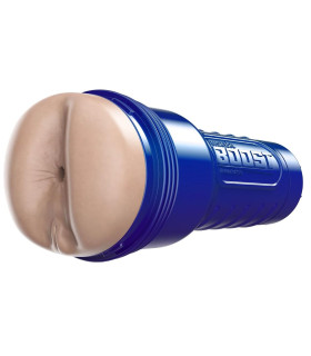 Мастурбатор анус в колбе Fleshlight Boost реалистичный, бежевый, 24.7 х 10 см - No Taboo