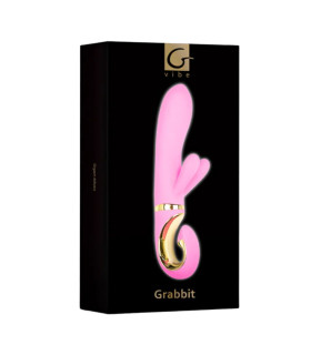 Вибратор-кролик G-Vibe из силикона, розовый, 22 см х 3.5 см - No Taboo