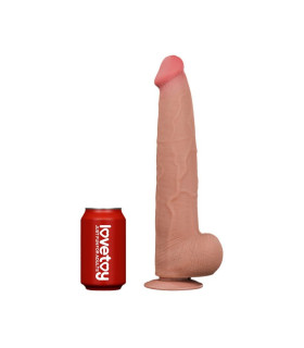 Фаллоимитатор реалистичный гигант Lovetoy беж, 34 х 6.2 см - No Taboo