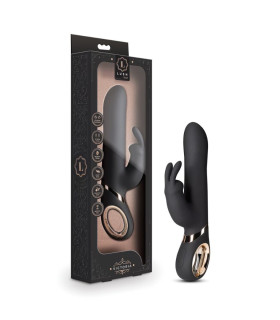 Вібратор-кролик Blush Lush Victoria з ручкою петлею, чорний, 22.9 x 3.8 см - No Taboo