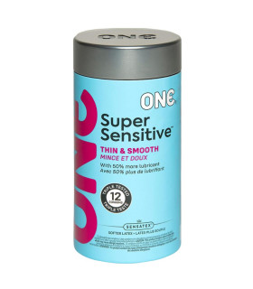 Набор презервативов ONE Super Sensitive тонкие, 12 шт - No Taboo