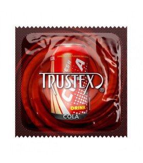 Презерватив Trustex Cola с ароматом и вкусом колы, 1 шт - No Taboo