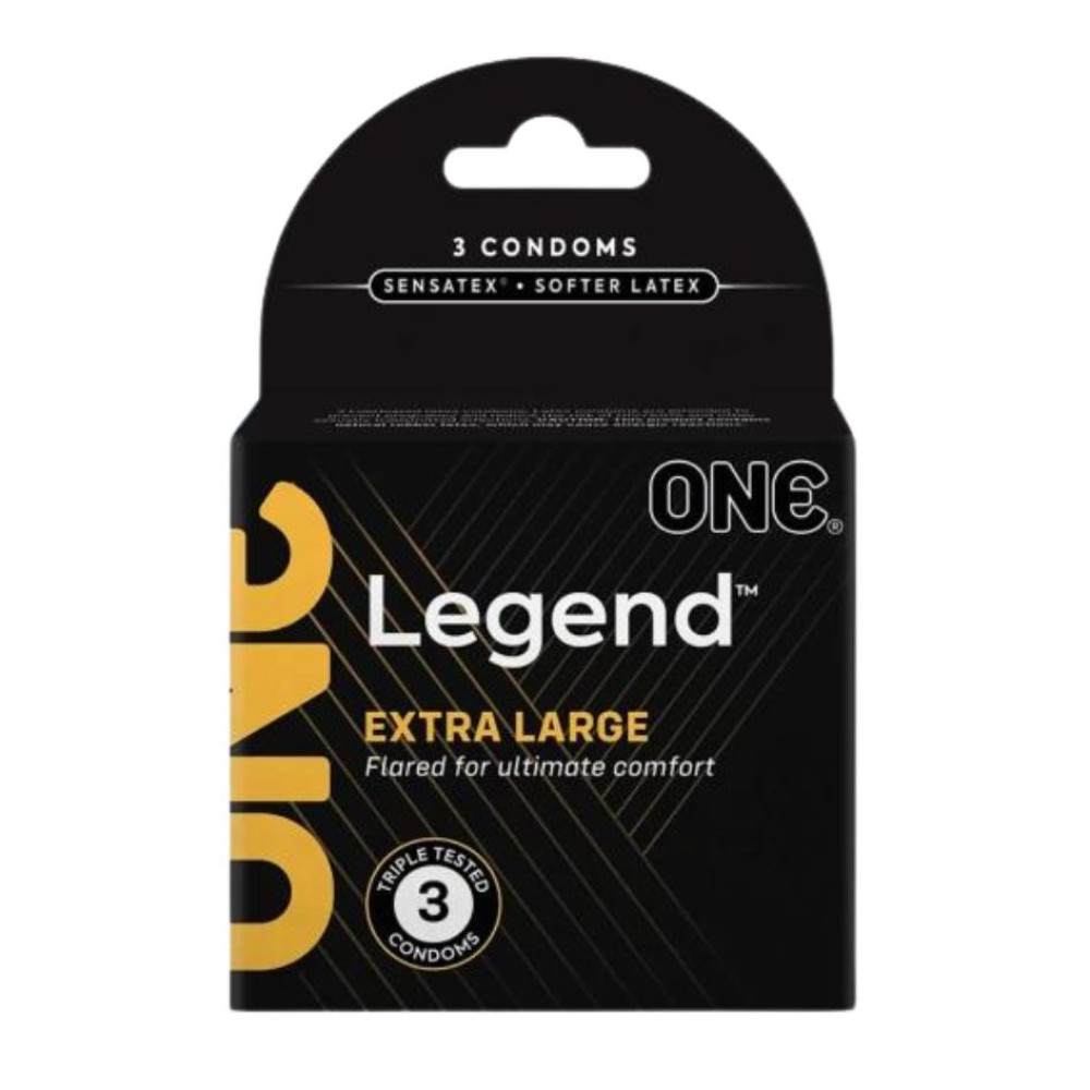 Презервативы большие ONE Legend в упаковке, 3 шт (332889), zoom
