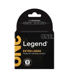 Презервативы большие ONE Legend в упаковке, 3 шт - No Taboo