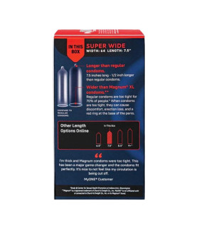 Презервативы большые MyONE Super Wide 64J, 10 шт - No Taboo