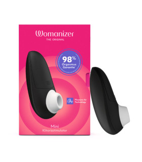 Бесконтактный стимулятор клитора Womanizer Mini 2, черный, 11 см х 5 см - No Taboo