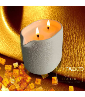 Массажная свеча NO TABOO, 140 мл, Spiced Leather с ароматом пряной кожи - No Taboo