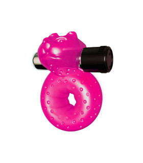 Эрекционное виброкольцо Sex Please Misha розовое, 5 х 1.5 см - No Taboo