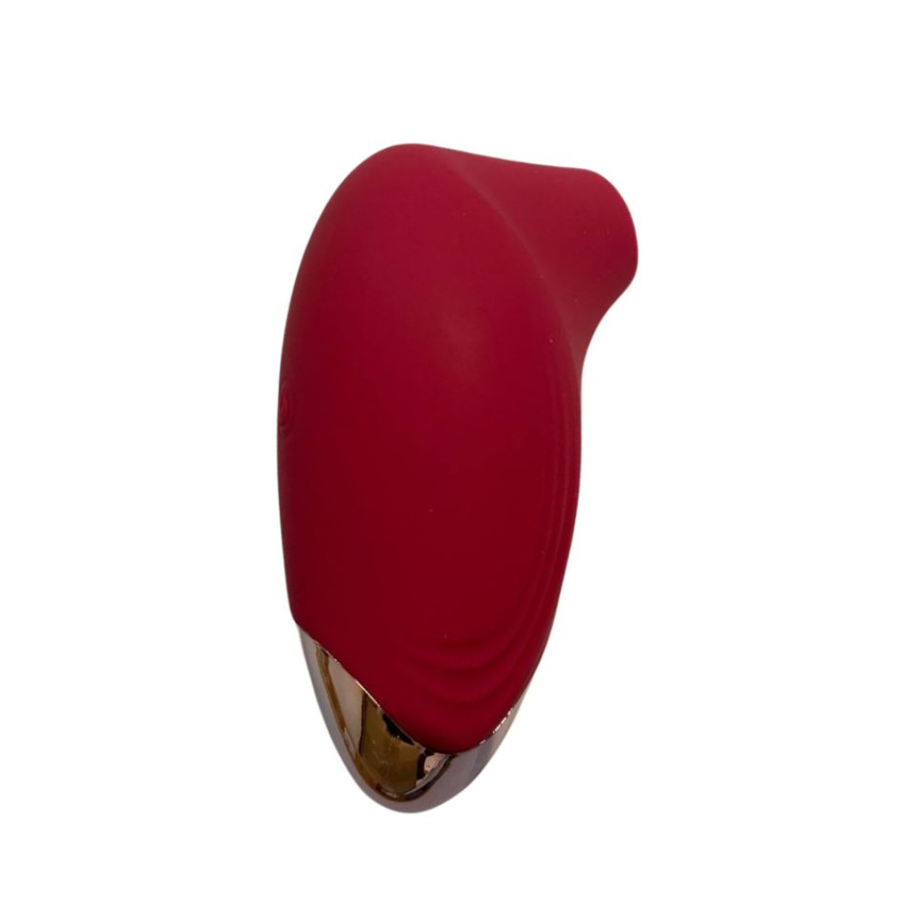 Вакуумный стимулятор для клитора Sweet Em силиконовый, малиновый, 10 см х 5.5 см (333799), zoom