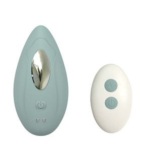 Вибратор для клитора Sweet Em с дистанционным управлением, зеленый, 9.4 х 4.8 см - No Taboo