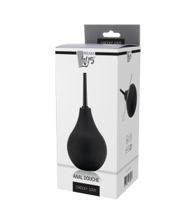 Анальный душ Dream Toys с щеточкой в комплекте, черный - No Taboo