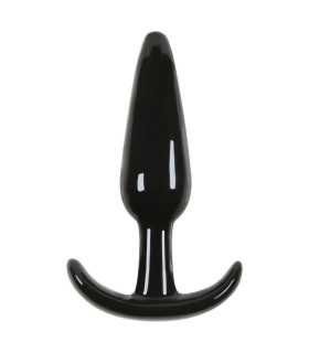 Анальная пробка Jelly Rancher Smooth T-Plug, черная, 11 х 2.5 см - No Taboo