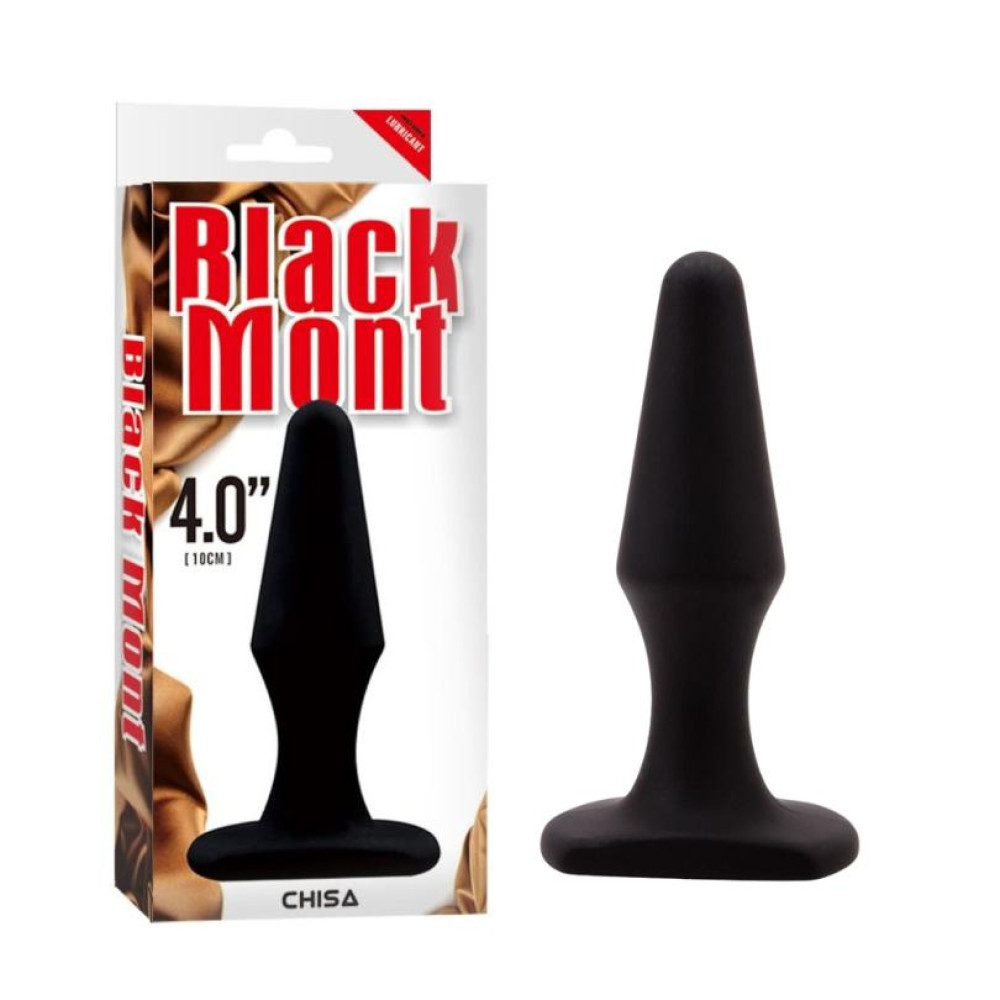 Анальна пробка M Chisa Black Mont, чорна, 10.5 х 2.7 см (21139), zoom
