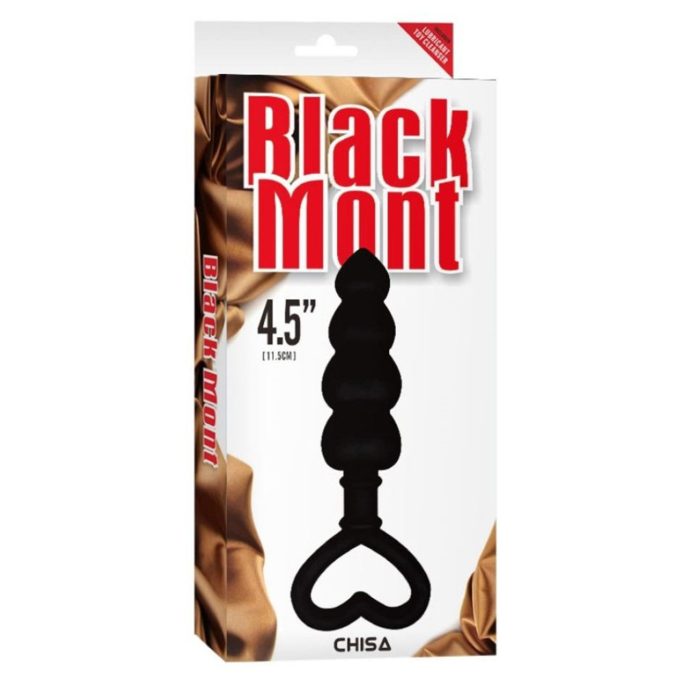 Анальная елочка Chisa Black Mont, черная, 15.6 х 3.4 см (26629), zoom