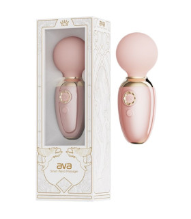 Вібратор мікрофон з підігрівом ZALO Ava Sacura Pink з рідкого силікону, рожевий, 8.9 х 5.2 см - No Taboo