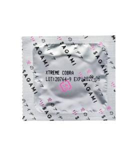 Презервативы латексные Sagami Xtreme Cobra, 3 шт - No Taboo