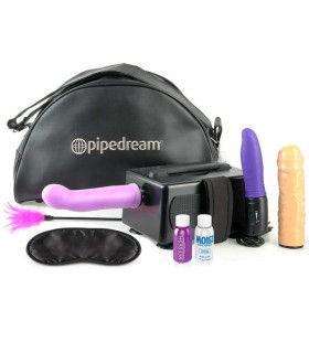 Секс-машина Pipedream Fetish Fantasy з трьома насадками, чорна - No Taboo