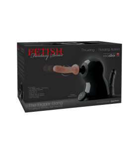 Секс-машина Pipedream Fetish Fantasy The Bigger Bang Thrusting & Rotating Sex Machine с пультом и двумя насадками - No Taboo