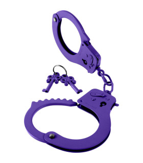Наручники металлические Pipedream Fetish Fantasy фиолетовые - No Taboo