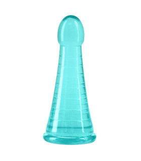 Фалоімітатор конус Fantasia Phoenix NS Novelties для фістингу, бірюзовий, 19.2 см х до 7.1 см - No Taboo